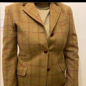 WOOL/CASHMERE TWEED JACKET BLAZER - BROOKS BROTHERS 4P